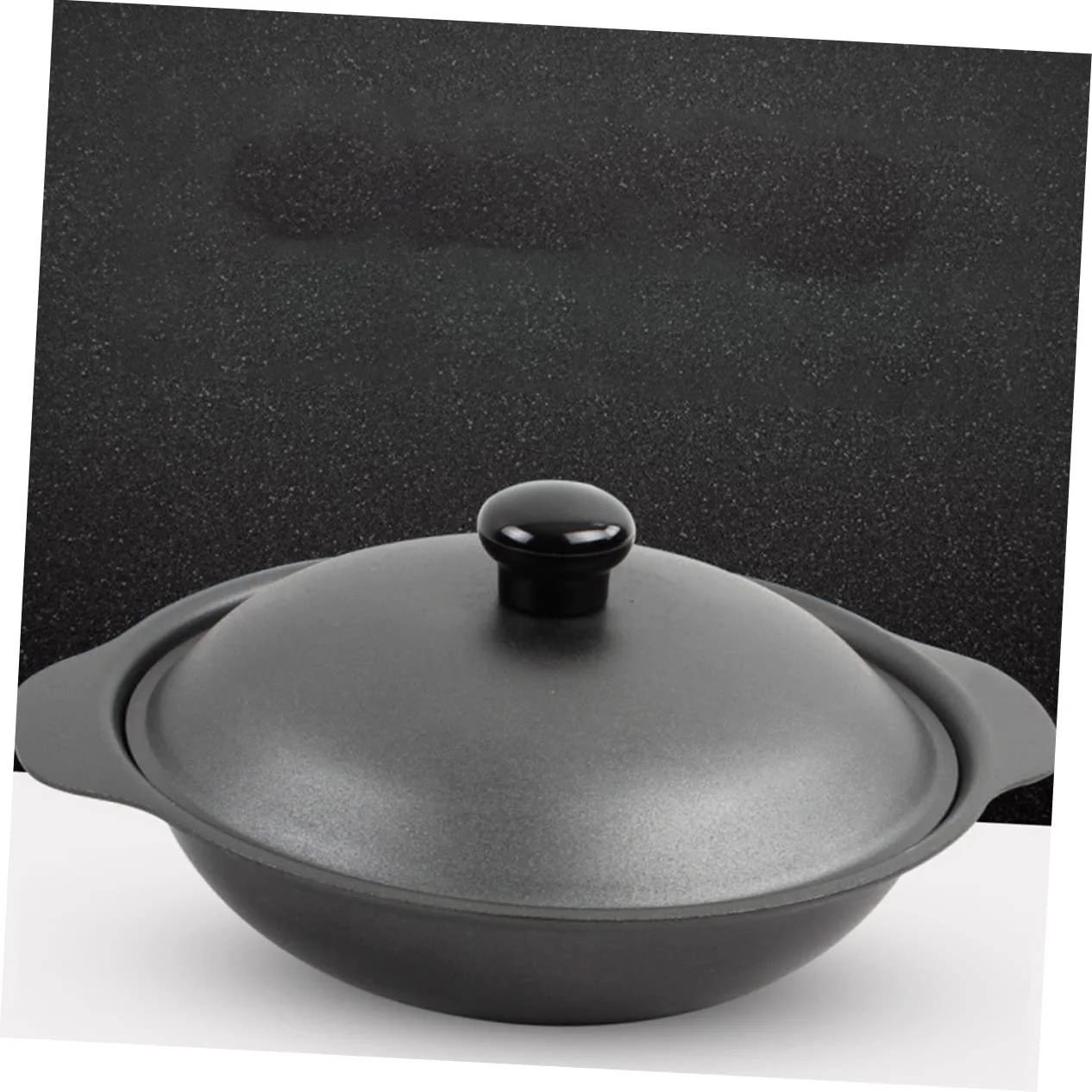 Кастрюля VALICLUD 18 см чугунная с крышкой для плиты и духовки глазурованная энергоэффективная, фото №8