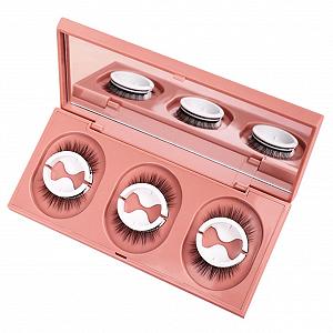 Накладні вії Angoily 3 пари самоклеючі пухнасті для косплея з смужкою з 3D хімічного волокна - Фото 1