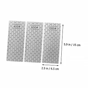 Набір інструментів для заточування ножів із 3 предметів круглий двосторонній з ручкою Diamond Silver ціна на synthetic.ua - Фото 1 Набір інструментів для заточування ножів із 3 предметів круглий двосторонній з ручкою Diamond Silver synthetic.ua - Фото 1