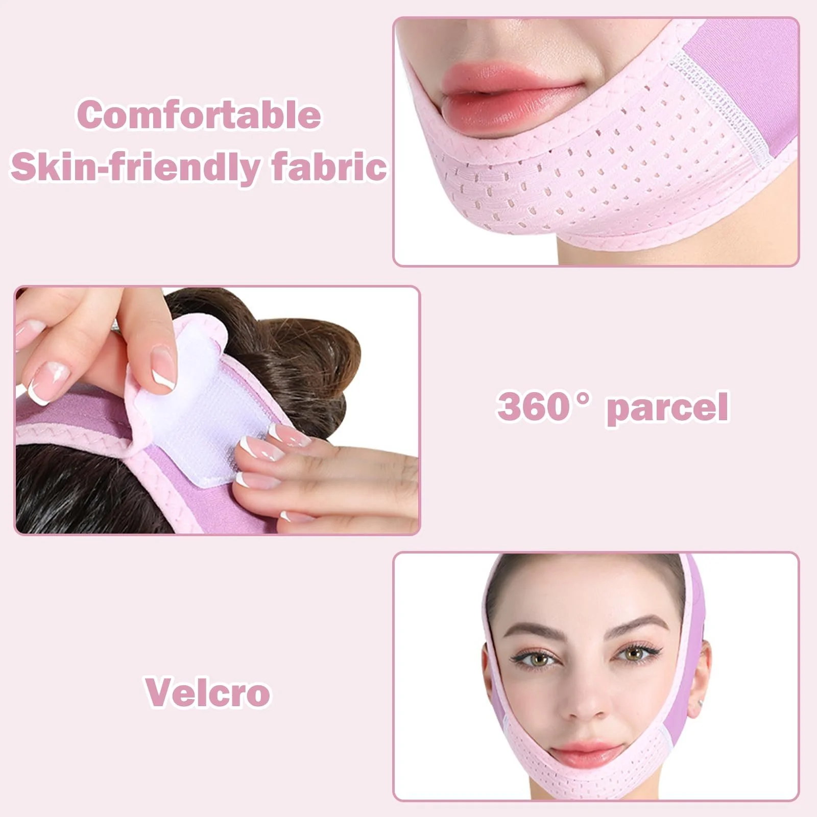 Маска V-образная многоразовая для лица V-Shape Поддерживающая для подтяжки контура лица, фото №2