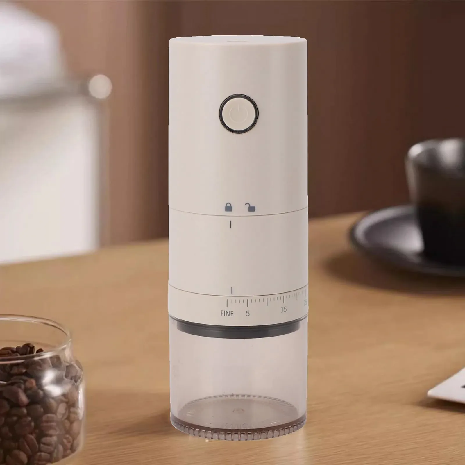 Електрична кавомолка Grindcoffee ABS SUS 38 швидкостей USB Перезаряджувана Портативна, фото №3 Електрична кавомолка Grindcoffee ABS SUS 38 швидкостей USB Перезаряджувана Портативна, фото №3