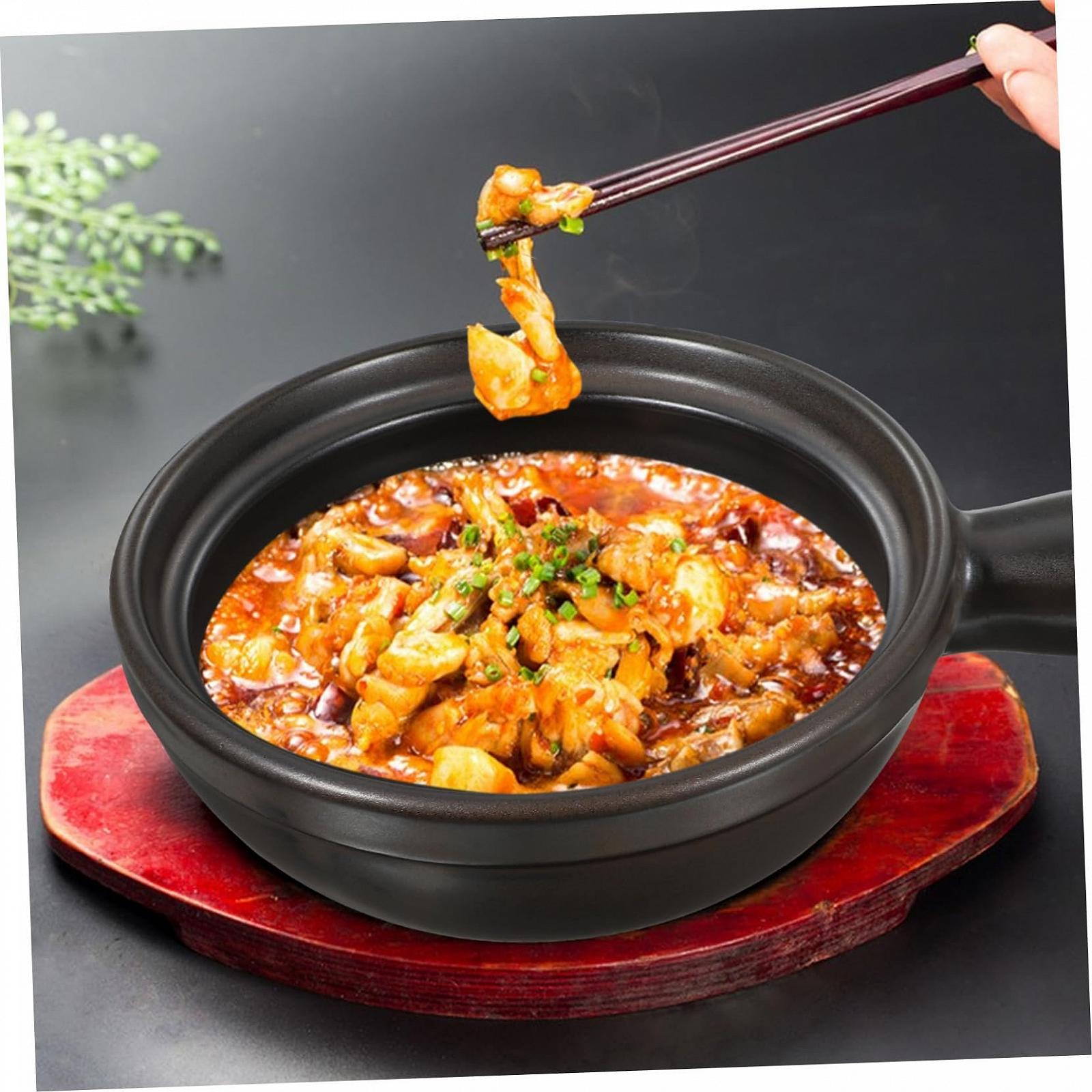 Кастрюля керамическая традиционная маленькая с крышкой термостойкая антипригарная с одной ручкой 1234567890 1234567890 1234567890 1234567890, фото №7