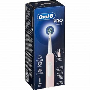 Електрична зубна щітка Oral-B Pro Series 1 Датчик тиску 1 насадка Рожева - Фото 1