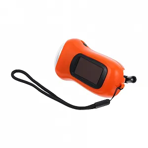 Ручной фонарь Holibanna с солнечной панелью и встроенным аккумулятором для кемпинга, активного отдыха на природе, чрезвычайных ситуаций, энергосбережения, компактный и портативный - Фото 1