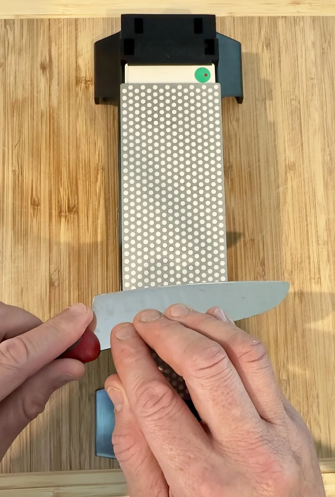 Точильный камень DMT DuoSharp W8EF-H-WB 8 дюймов экстра-мелкий с твердым покрытием и подставкой прозрачный, фото №2