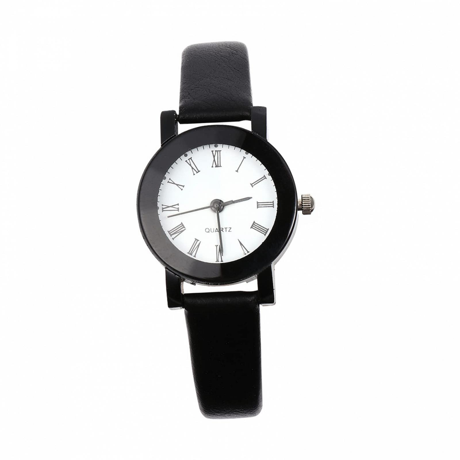 Кварцевые часы Healvian для женщин с кожаным PU ремешком, простые и элегантные, точные, с регулируемой пряжкой для повседневного использования и подарков, фото №1