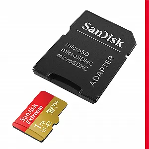 Карта памяти SanDisk Extreme microSDXC 1 TB + Adapter UHS-I A2 C10 V30 U3 190 MB/s synthetic.ua - Фото 1