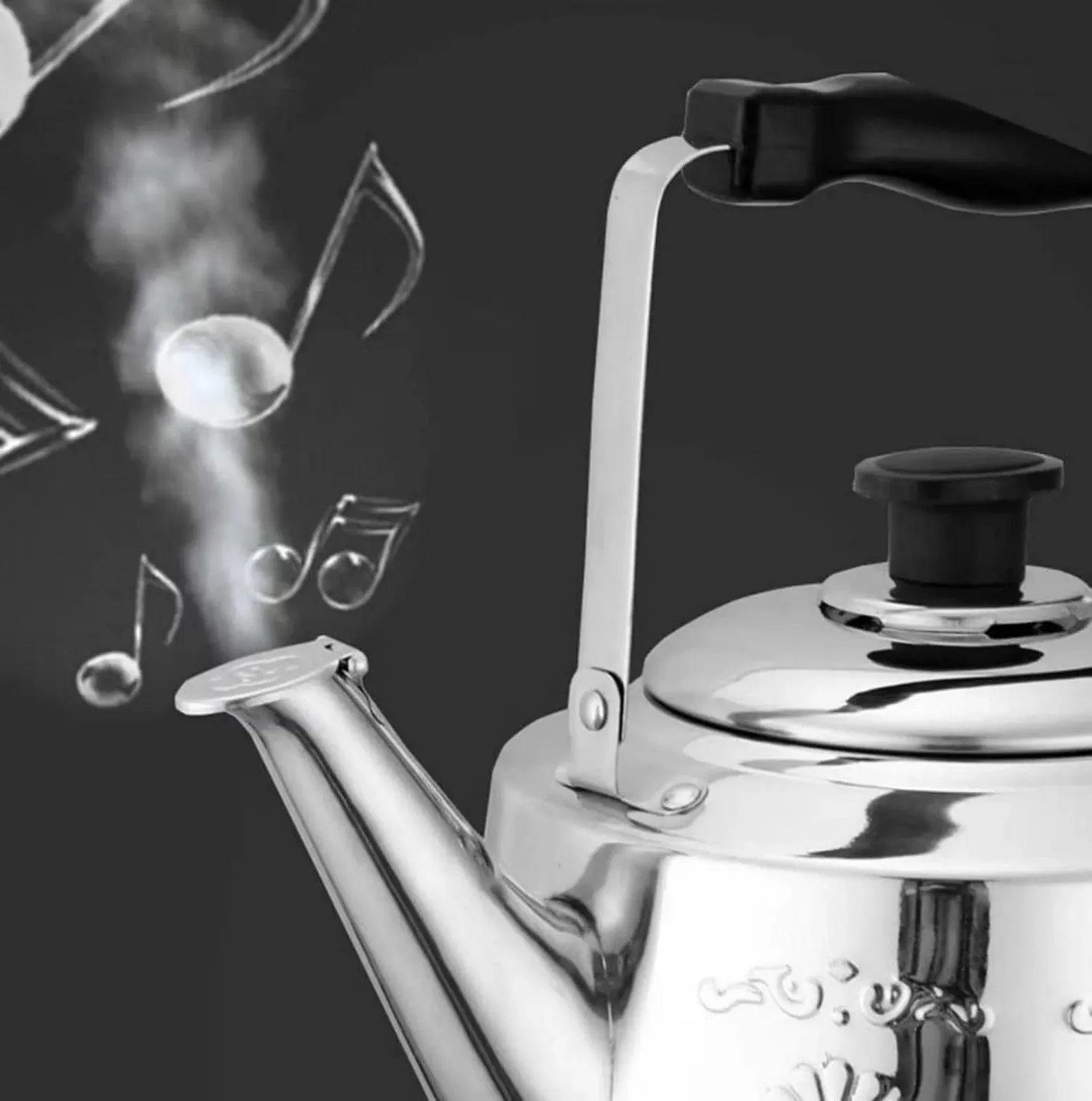 Чайник з свистком, Універсальний чайник для газової та індукційної плити, фото №6 Чайник з свистком, Універсальний чайник для газової та індукційної плити, фото №6