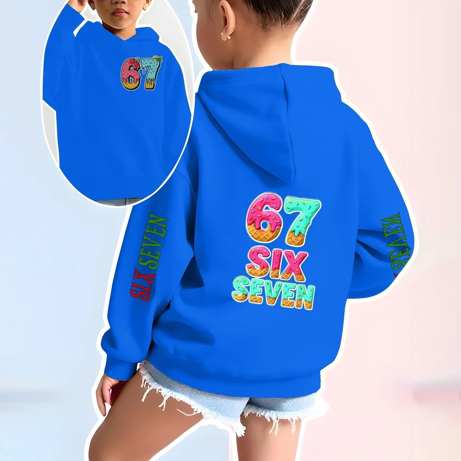 Толстовка Generisch з капюшоном та дівчаток, фото №2 Толстовка Generisch з капюшоном та дівчаток, фото №2