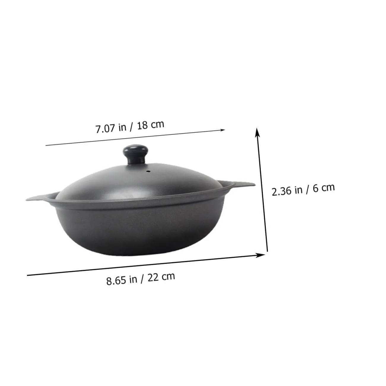 Кастрюля чугунная с крышкой термостойкая без покрытия, фото №3 Кастрюля чугунная с крышкой термостойкая без покрытия, фото №3