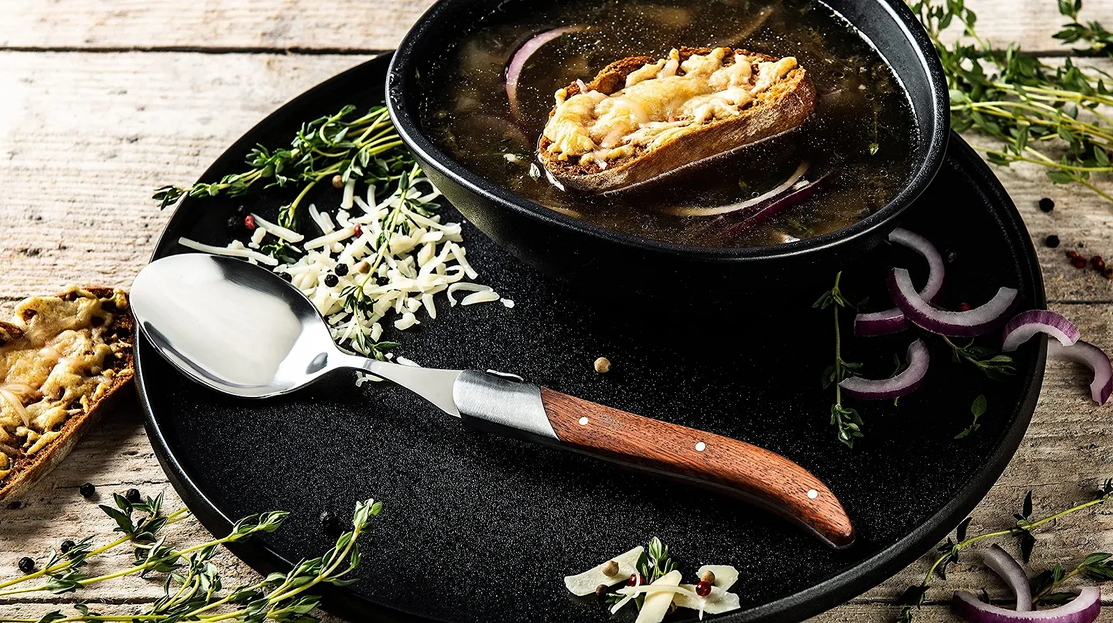 Ложка для супу Laguiole Style de Vie Luxury Line 6 шт. Pakka Wood, фото №3