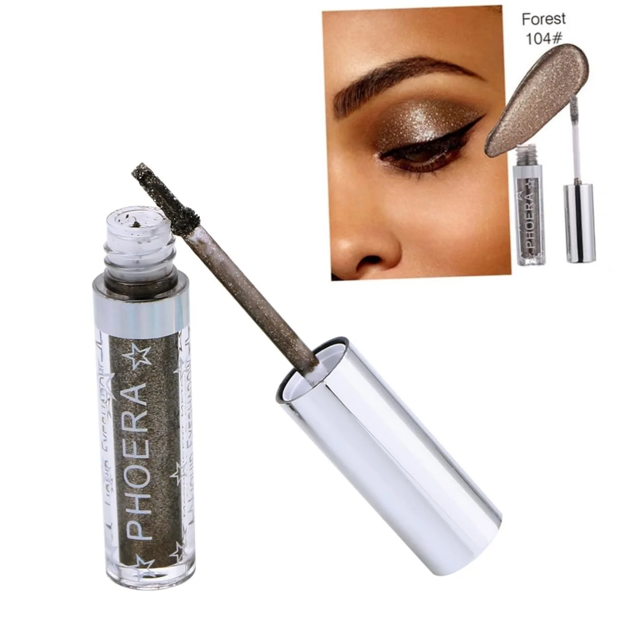 Подводка для глаз minkissy 3St Блестящая светящаяся жидкая, фото №7 Подводка для глаз minkissy 3St Блестящая светящаяся жидкая, фото №7