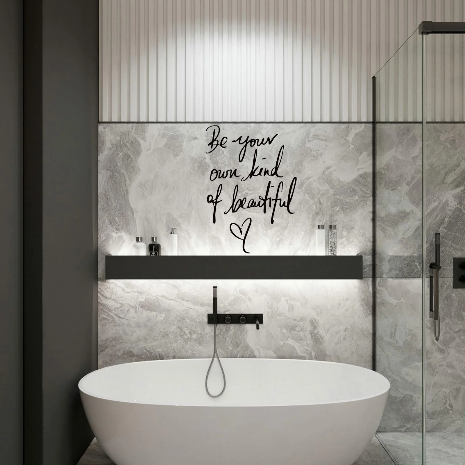 Наклейки на стіну Motivational Sayings Quotes Black 2 шт., фото №6