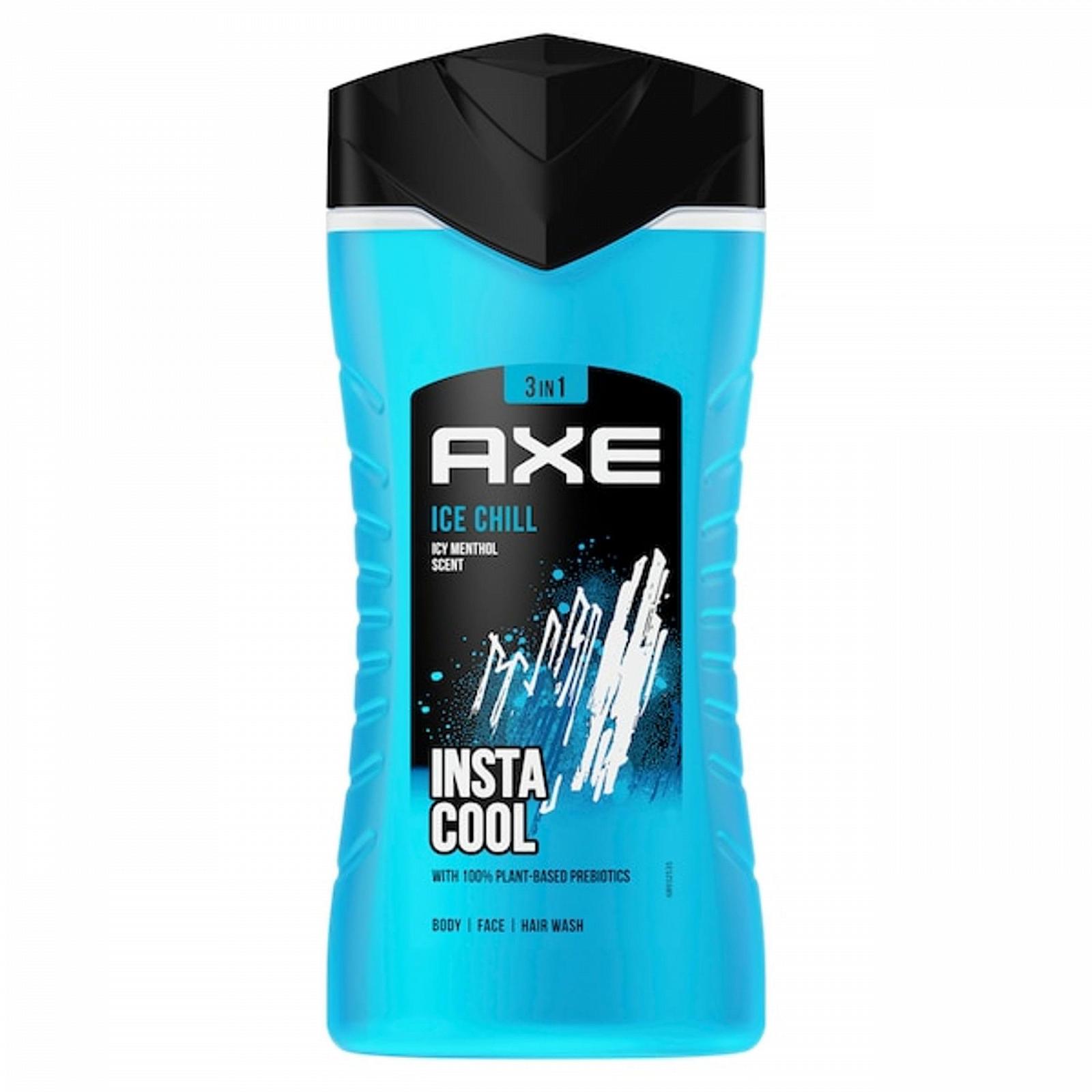 Гель для душу та шампунь Axe Ice Chill 3-в-1 12 x 250 мл, фото №2 Гель для душу та шампунь Axe Ice Chill 3-в-1 12 x 250 мл, фото №2