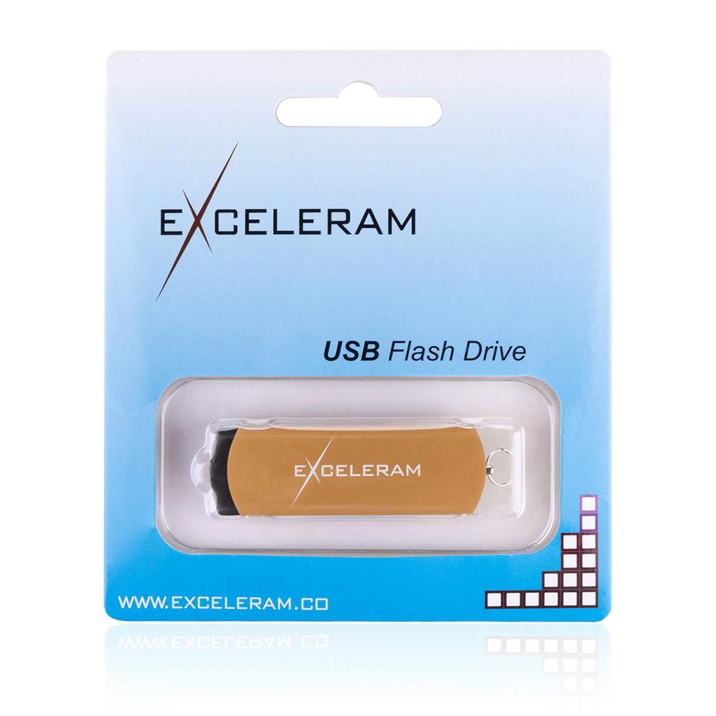 USB флеш-накопитель Exceleram 128gb P2 Series Brown/Black USB 3.1 Gen 1 EXP2U3BRB128, фото №8