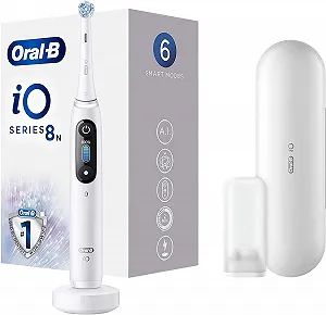 Електрична зубна щітка Oral-B iO 8 магнітна технологія 6 програм OLED-дисплей - Фото 1