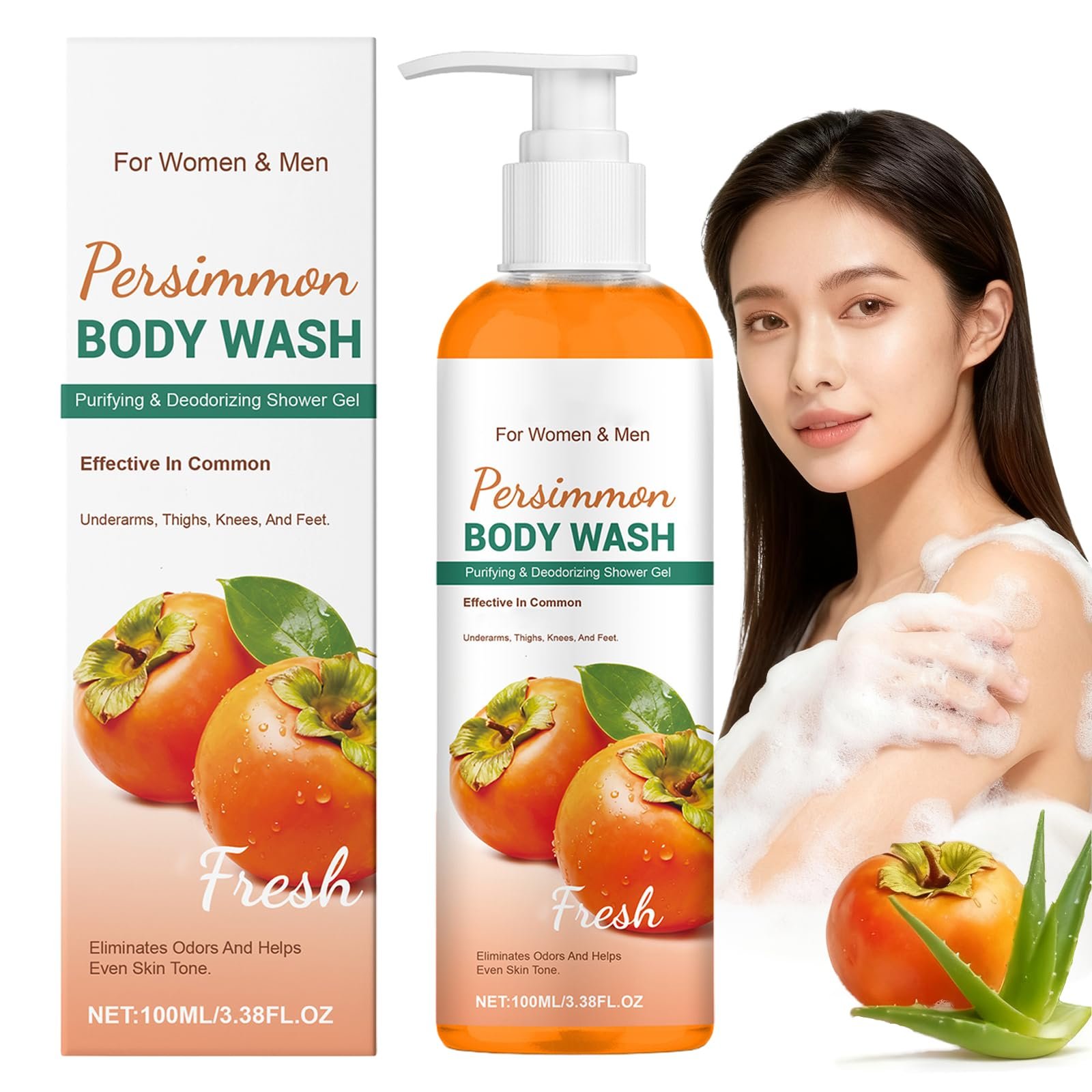 Гель для душа Persimmon для контроля запаха увлажняющий очищающий 1 шт., фото №1 Гель для душа Persimmon для контроля запаха увлажняющий очищающий 1 шт., фото №1