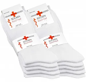 Шкарпетки Vincent Creation Жіночі, Білі, 80% Бавовна, Медичні шкарпетки - Фото 1