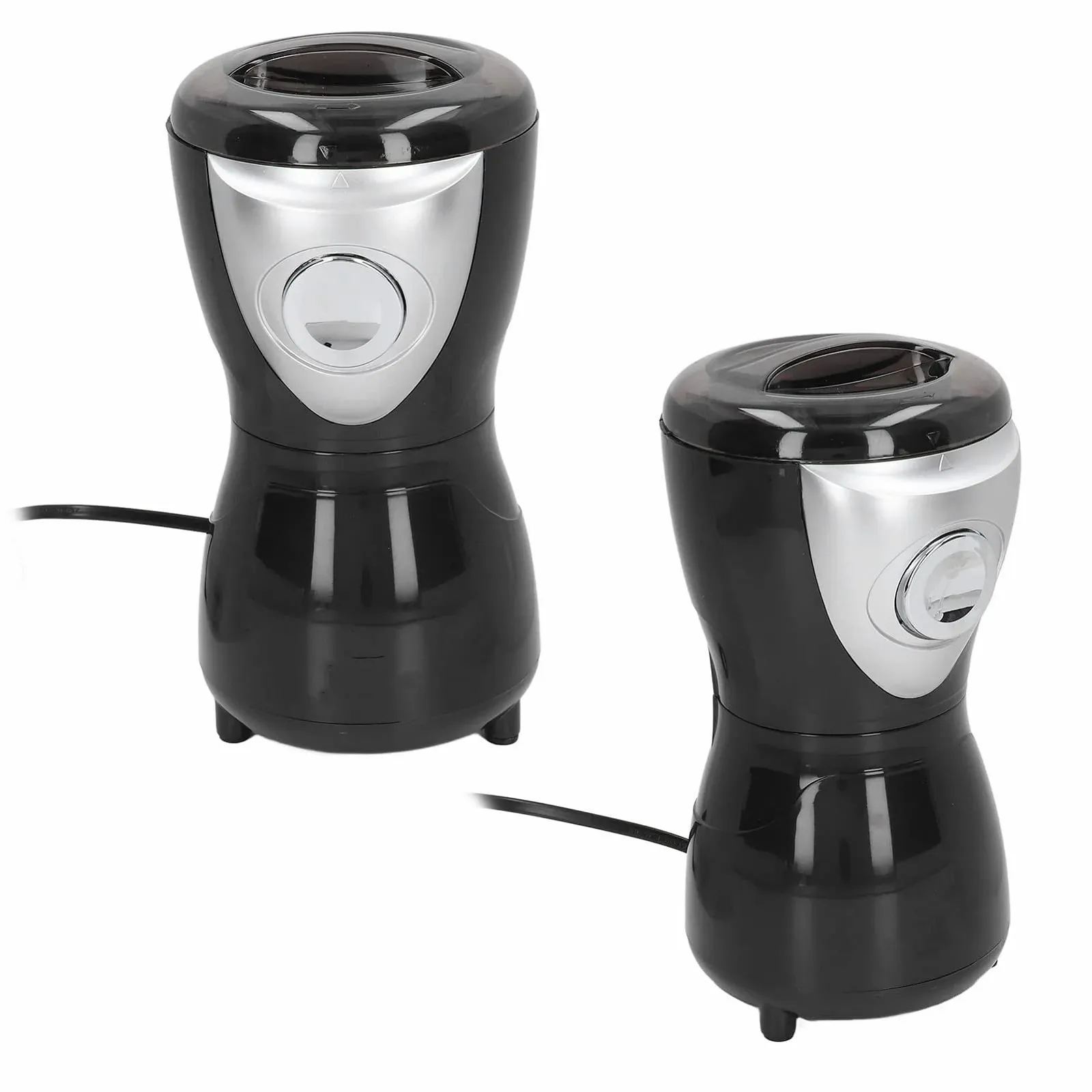 Электрическая кофемолка 300 Вт, лезвие из нержавеющей стали, автоматическая, для кофейных зерен, специй, трав, EU Plug, 220 В, фото №6