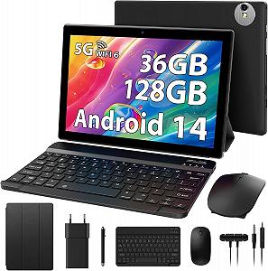 Планшет 10.1" RUSHAR L211 12+24/128Gb 8 ядер Android 14 8000 mAh Черный - Фото 1