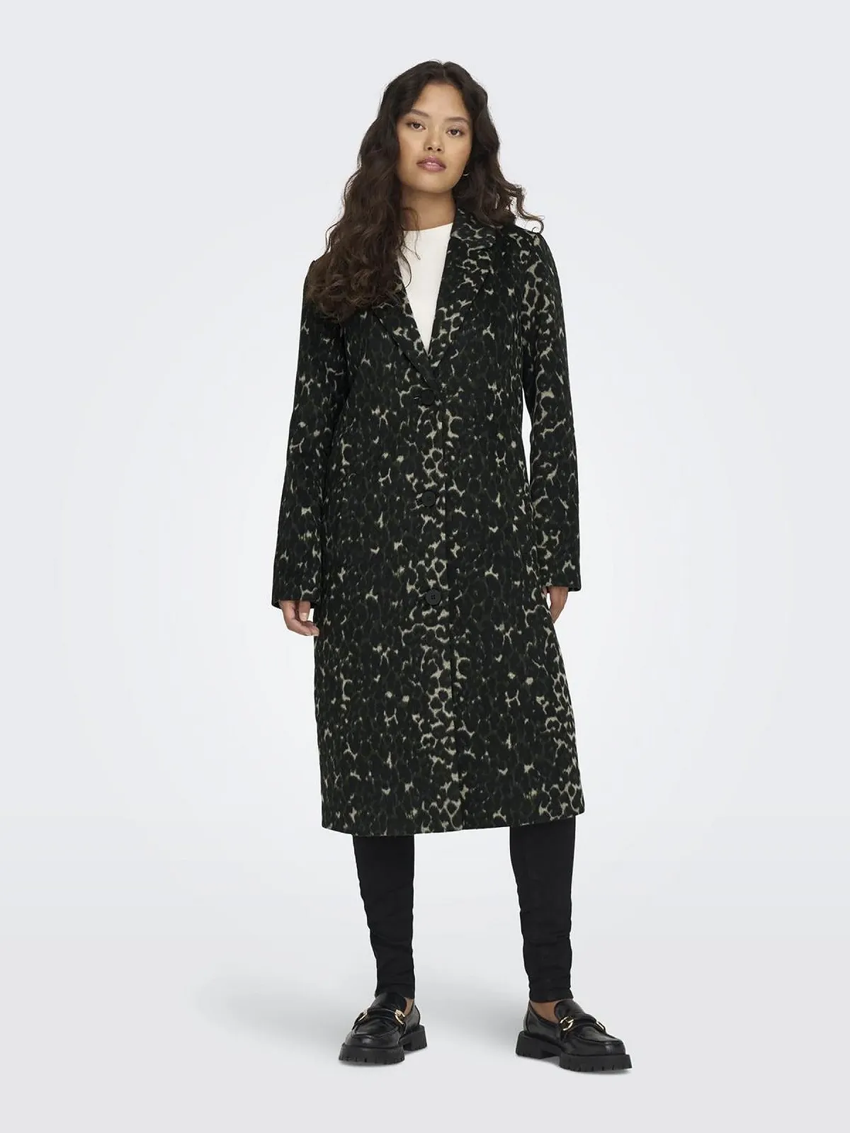 Пальто Jacqueline de Yong Жіночий З коміром з лацканами З глибокою лінією плеча, фото №5