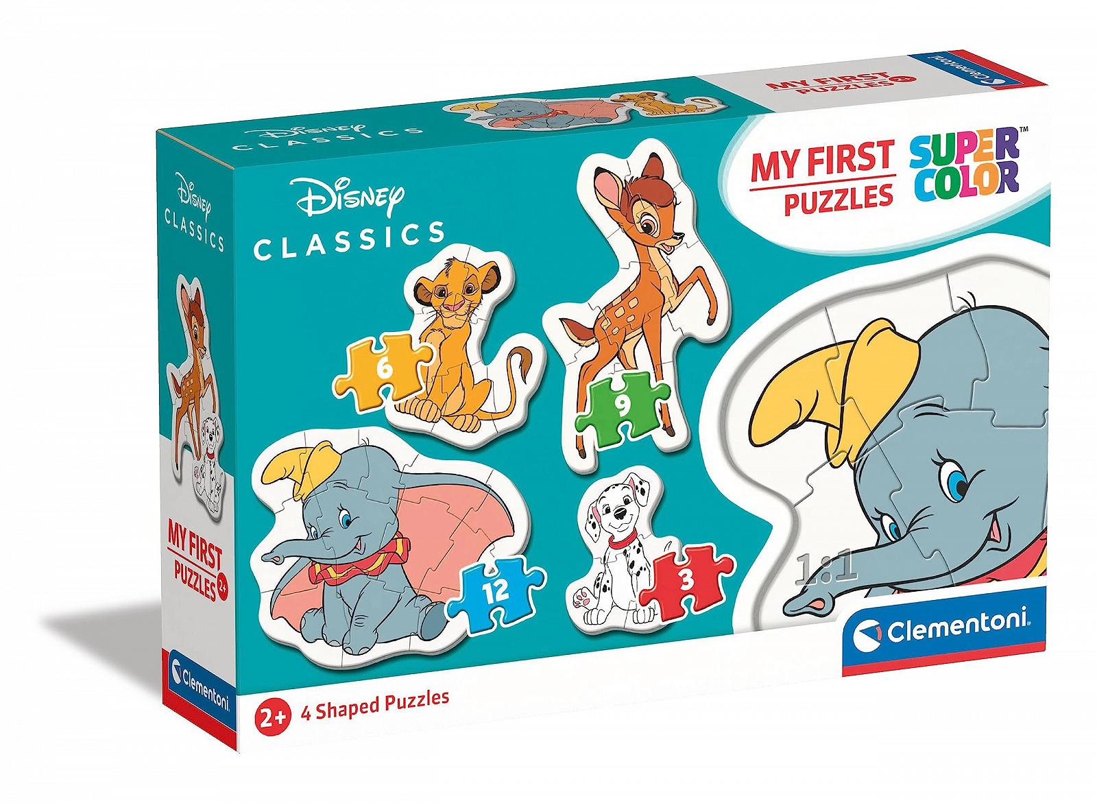 Пазл Clementoni My First Puzzle Disney Animal friends 20806 3-6-9-12 элементов Разноцветный, фото №1