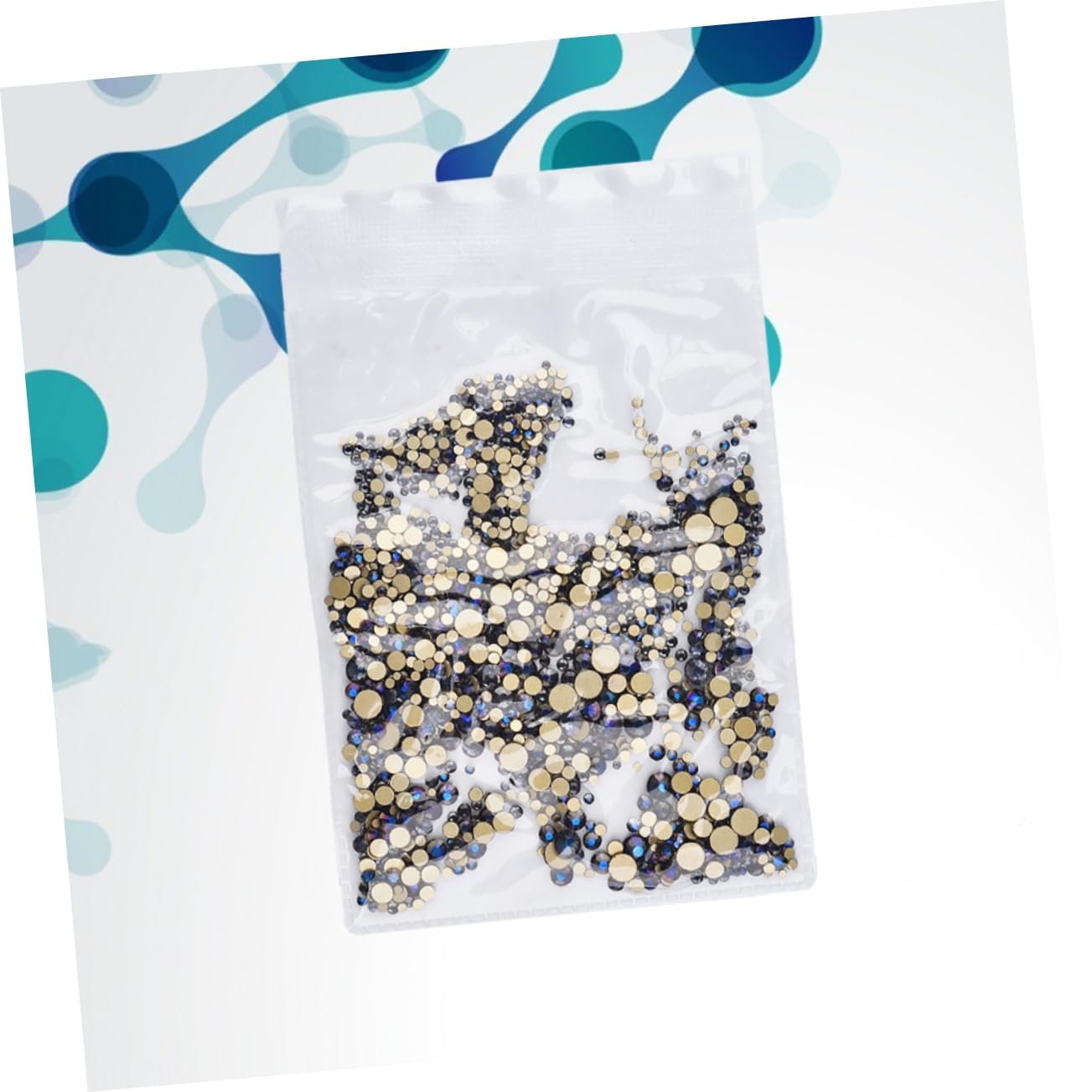 Стразы для ногтей Разные размеры 1440 шт., фото №3