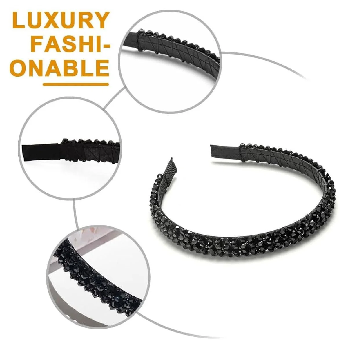 Обруч Кристалл Жемчуга Ручной Работы, фото №2