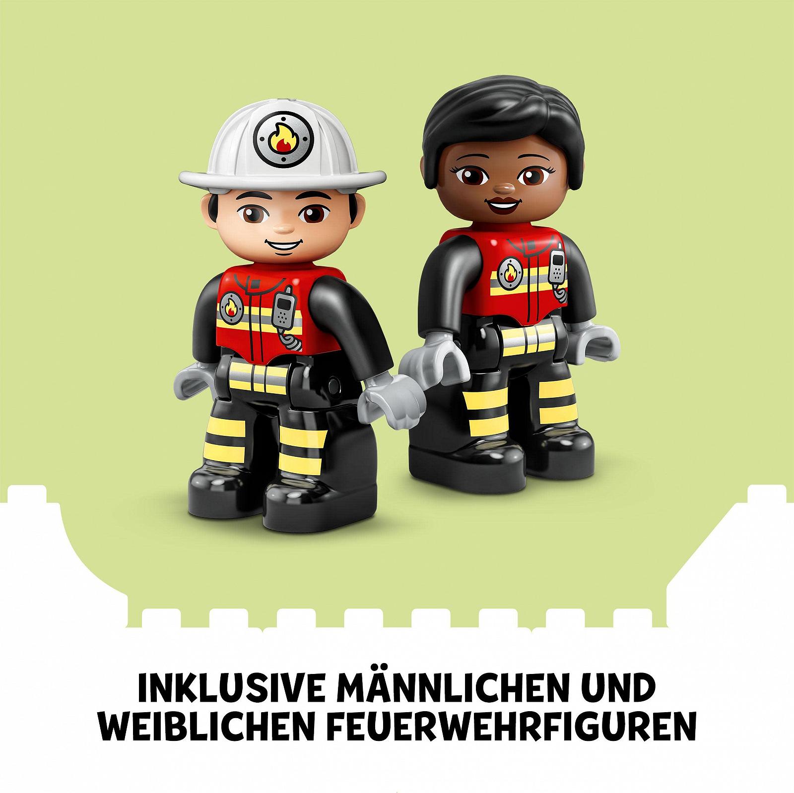 Конструктор LEGO Duplo 10970 Пожарная станция с вертолетом и пожарной машиной для детей от 2 лет, фото №4