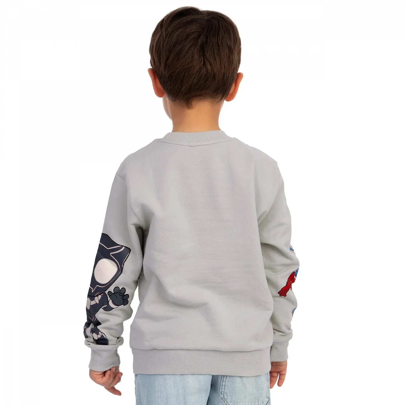 Толстовка Marvel Spidey and His Amazing Friends Сірий для хлопчиків, фото №3