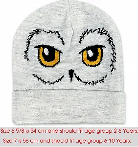 Зимова шапка дитяча Harry Potter Hedwig Акрил, Біла synthetic.ua - Фото 1