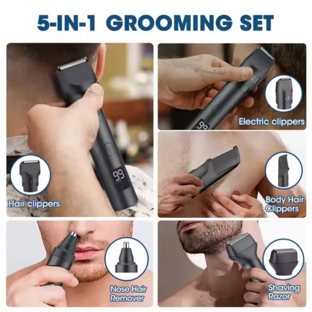 Тример Xiaomi JK-881 5в1 Trimmer Set, фото №3