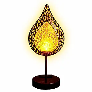 Настільна лампа HAC24 Solar на сонячній батареї металева - Фото 1