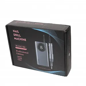 Електрический маникюрный набор WRITWAA Портативный с USB питанием Тихий Серебряный - Фото 1