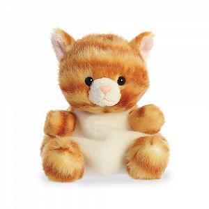 Мягкая игрушка Aurora Palm Pals Meow Cat 13 см Оранжевая - Фото 1