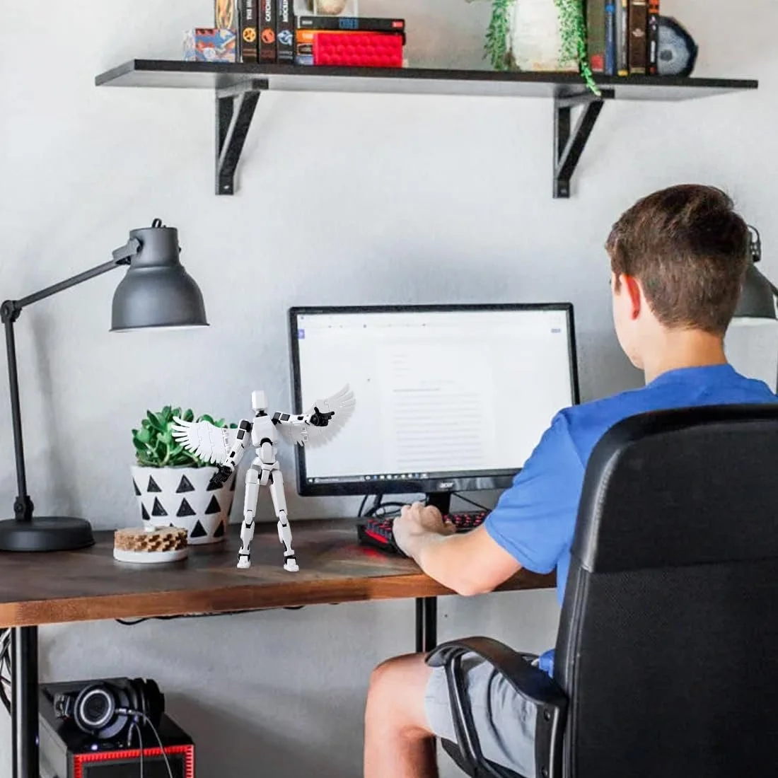 Екшн-фігурка JAWUZ Hiros 13 Titan 13 3D Printed Білий, фото №5