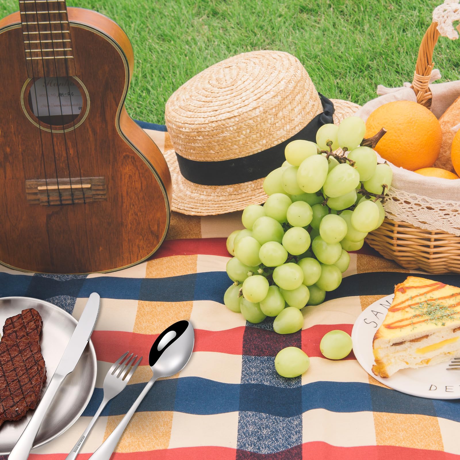 Набір столових приборів HDKAJL Portable з нержавіючої сталі для 2 людей, фото №4