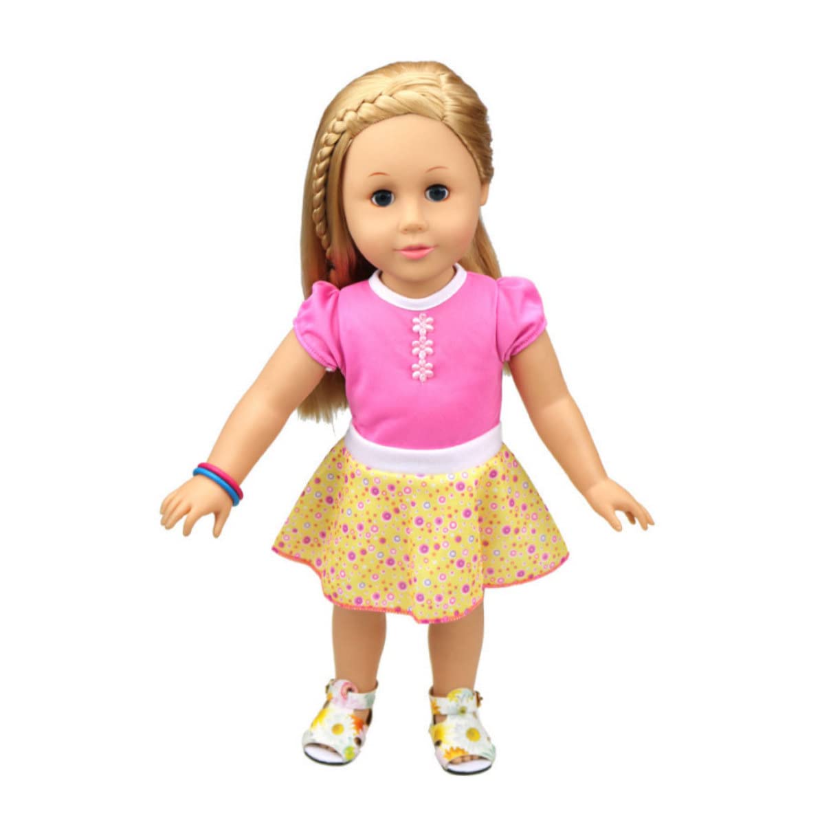 Одяг для ляльок VONGLYHOO Сукня для ляльки Модна сукня для 18-дюймових американських ляльок та 43 см ляльок, фото №6 Одяг для ляльок VONGLYHOO Сукня для ляльки Модна сукня для 18-дюймових американських ляльок та 43 см ляльок, фото №6