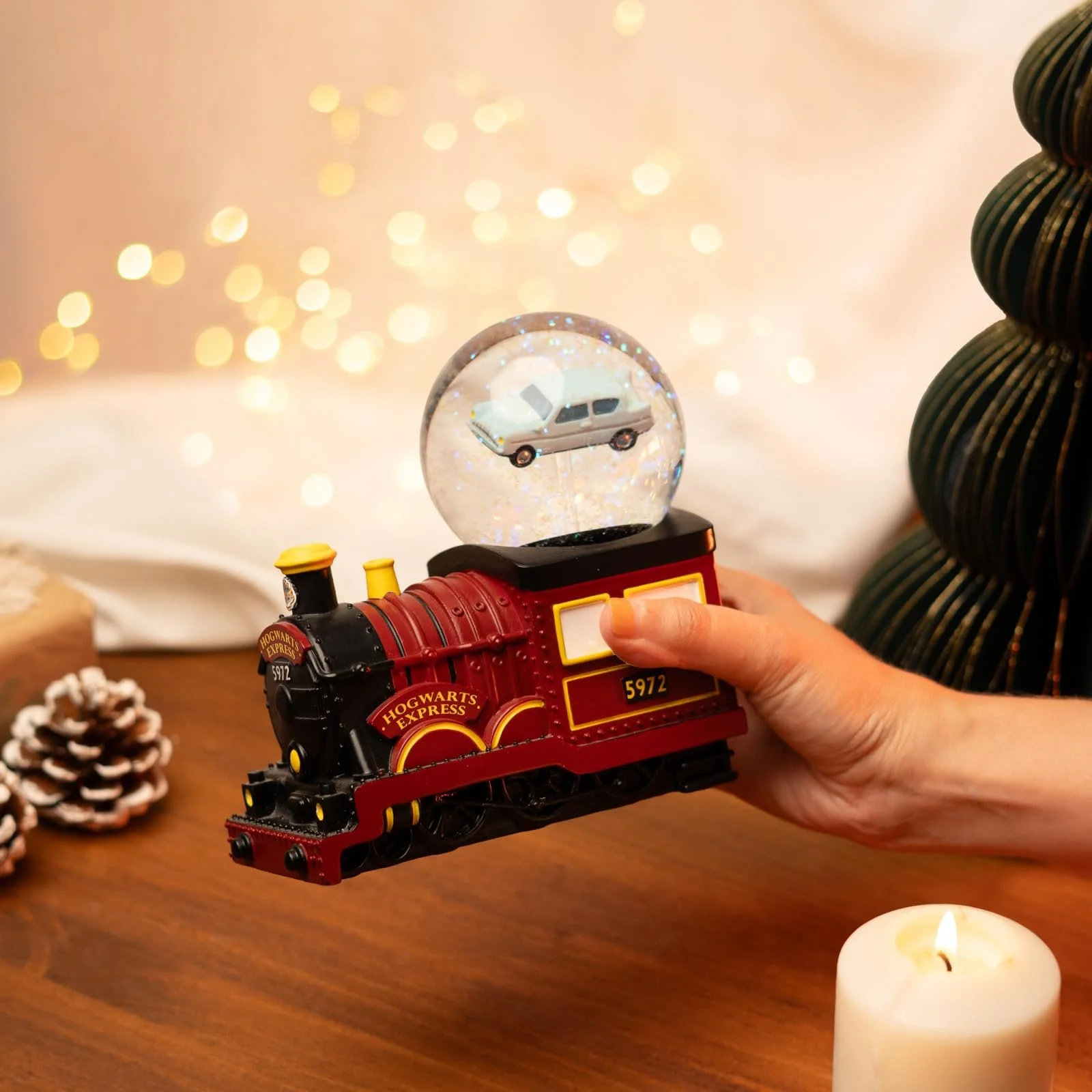 Снігова Куля Harry Potter Hogwarts Express 8 x 8 x 10 см, фото №7