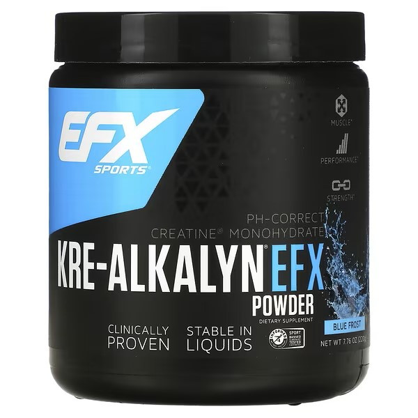 Креатин EFX Kre-Alkalyn Powder 220 g Blue Frost, фото №1
