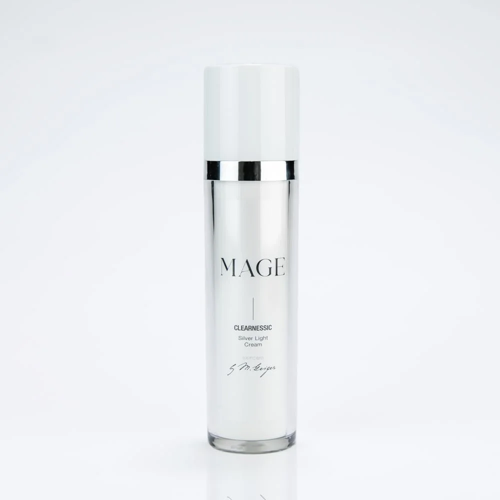 Крем для обличчя MAGE Silver Light 24h проти недосконалостей для шкіри з акне зволожувальний веганський, фото №1 Крем для обличчя MAGE Silver Light 24h проти недосконалостей для шкіри з акне зволожувальний веганський, фото №1