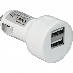 Зарядные устройства для гаджетов Defender UCA-15, 2*USB, 5V/2.1A, White 83562 - Фото 1