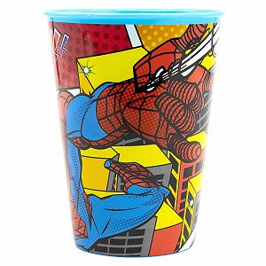 Дитяча багаторазова чашка Stor з BPA-free пластику Spiderman Midnight Flyer, 260 мл, прозора synthetic.ua - Фото 1