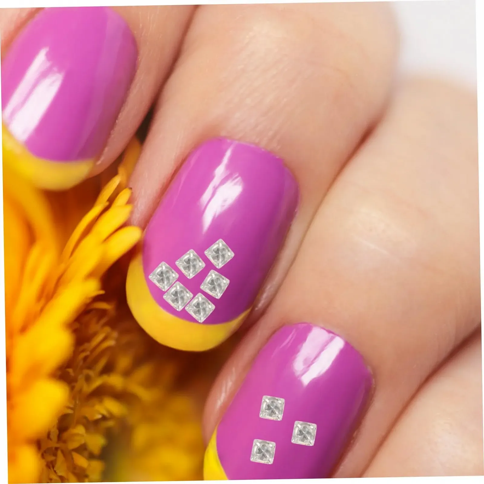 Подвески для ногтей с цирконием 50 шт., стразы для украшения ногтей, аксессуары для нейл-арта для акриловых ногтей, фото №8