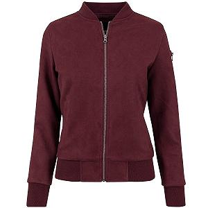 Бомбер Urban Classics Faux Suede Женский - Фото 1