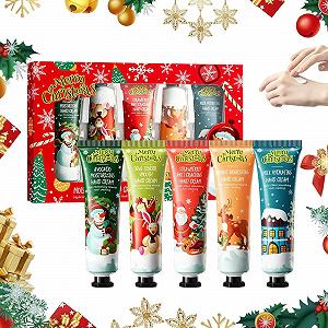 Набір кремів для рук Міні, Набір кремів для рук, 5 штук Зимовий набір кремів для рук для дуже сухої шкіри - Фото 1