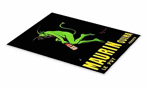 Постер Maurin Quina Leonetto Cappiello 50 x 70 см Black synthetic.ua - Фото 1