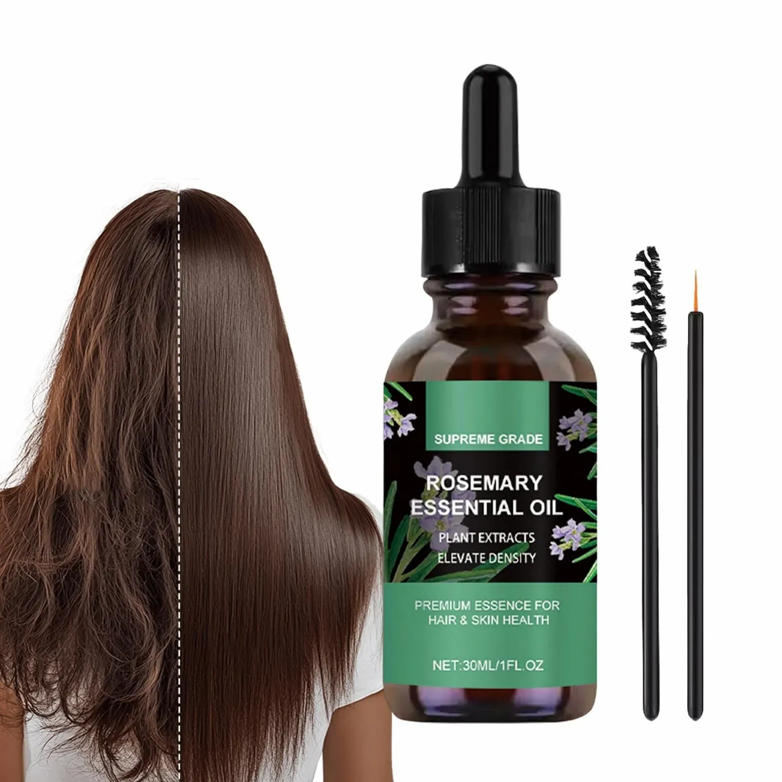 Олія Yuecjian Натуральна для росту волосся 30 мл, фото №9