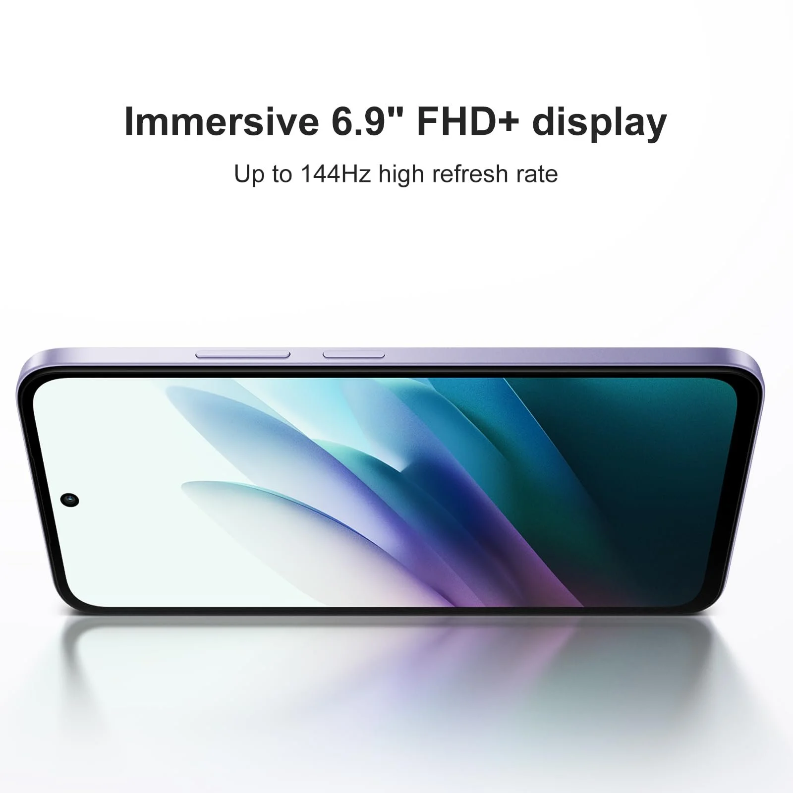 Смартфон XIAOMI Redmi 15 8+256 GB 6.9 дюймов 144 Hz 50MP Snapdragon 685 7000 mAh с чехлом (без зарядного устройства) Фиолетовый, фото №3