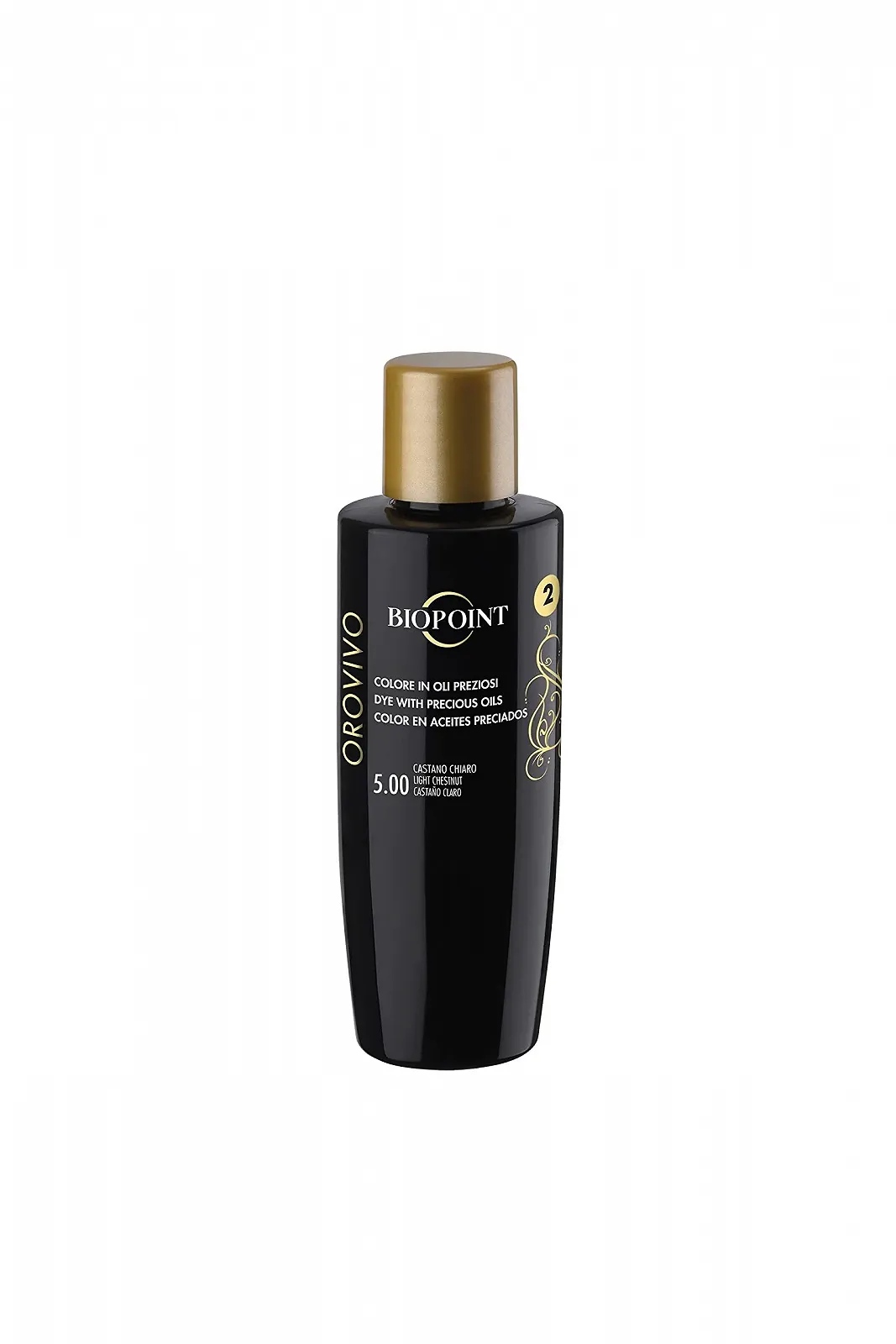 Фарба для волосся BIOPOINT OROVivo 5.00 Світлий Каштан, фото №4